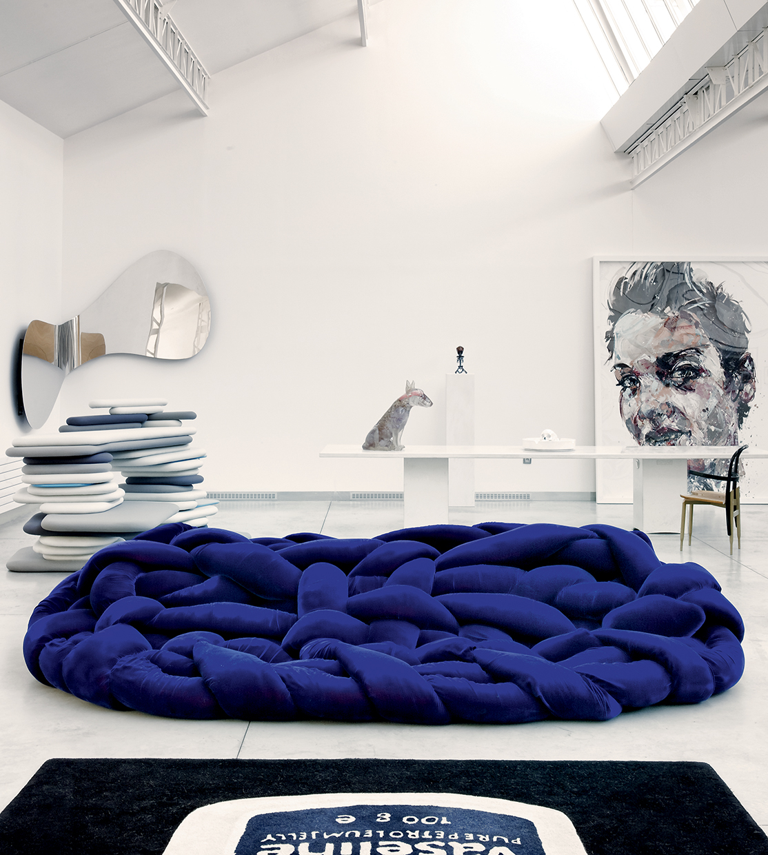 The Boa 'living lounge' designed by Fernando and Humberto Campana. Photo c/o Edra. 