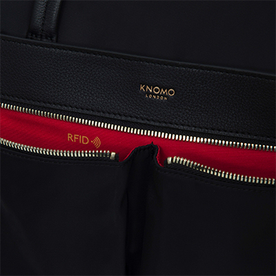KNOMO Grosvenor Place Laptop Tote Bag - 15" Feature Square Image 2 |knomo.com