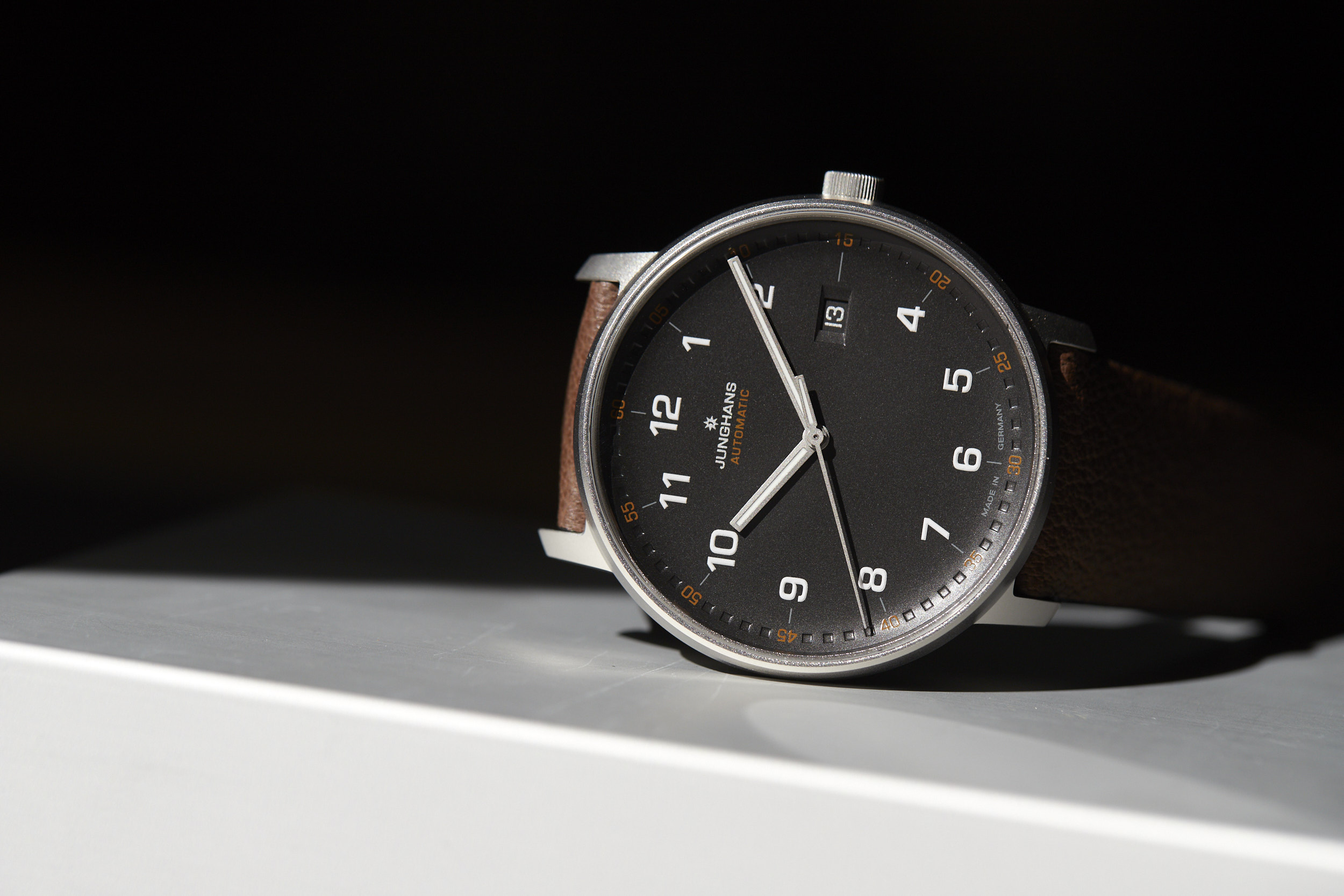 Junghans FORM A Titan Watch Modern Style with Titanium Case Windup Watch Shop