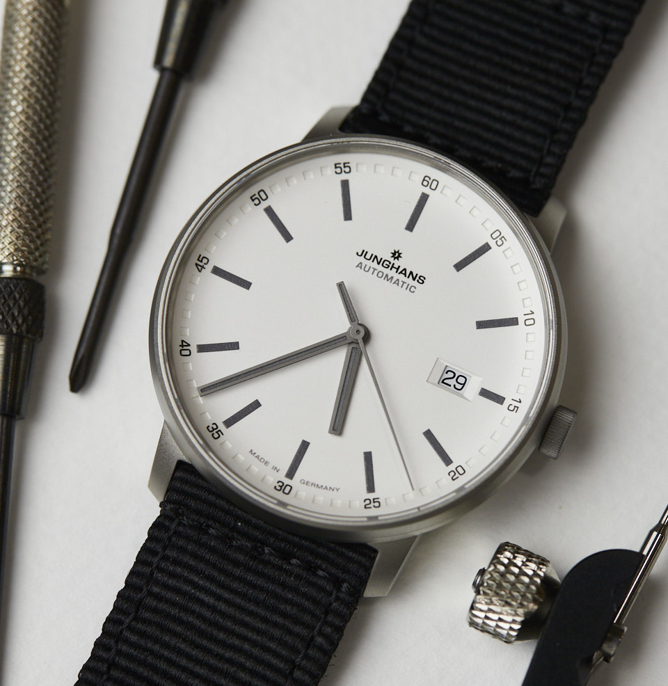 FORM A Titan Matte Silver Dial