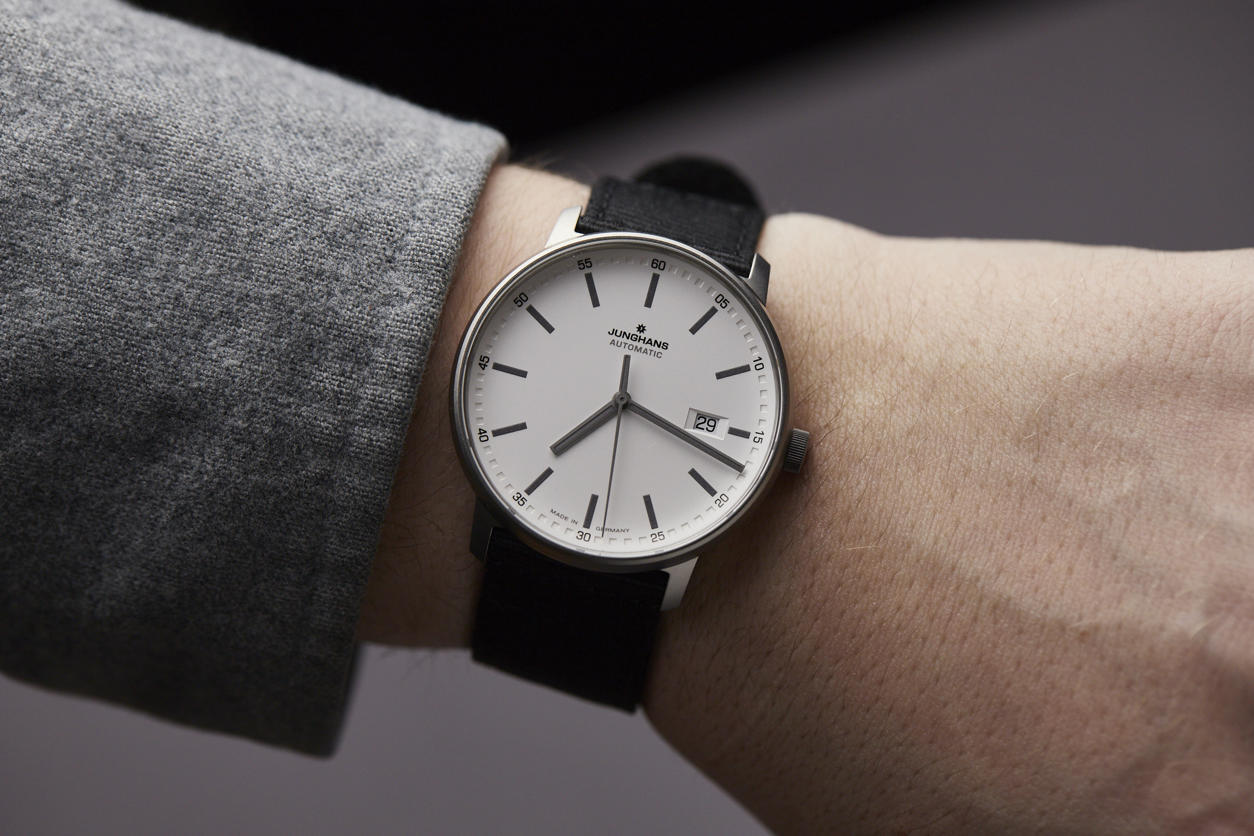 Junghans FORM A Titan Watch Modern Style with Titanium Case Windup Watch Shop