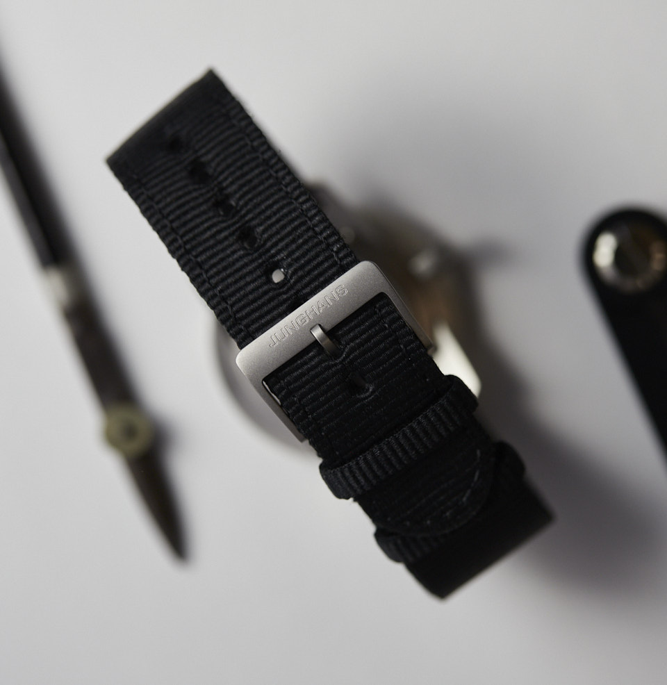 FORM A Titan Black Nylon Strap