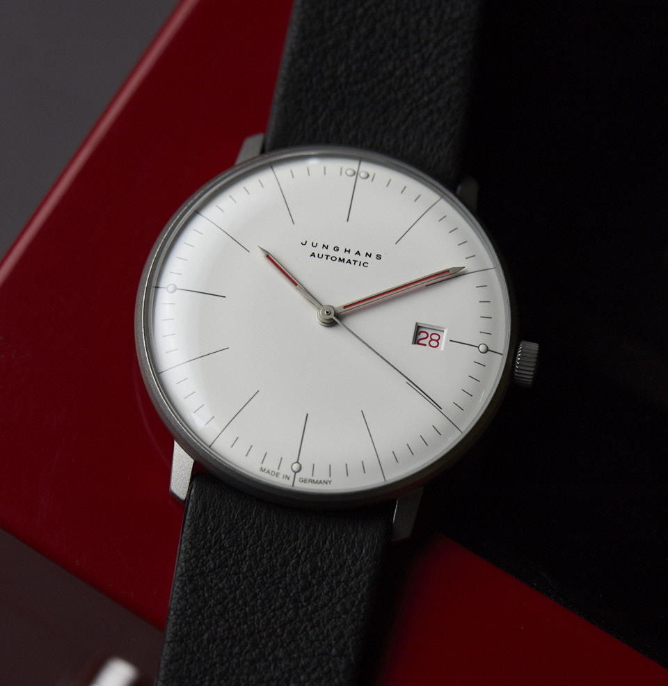 Max Bill Automatic Bauhaus Red Accents