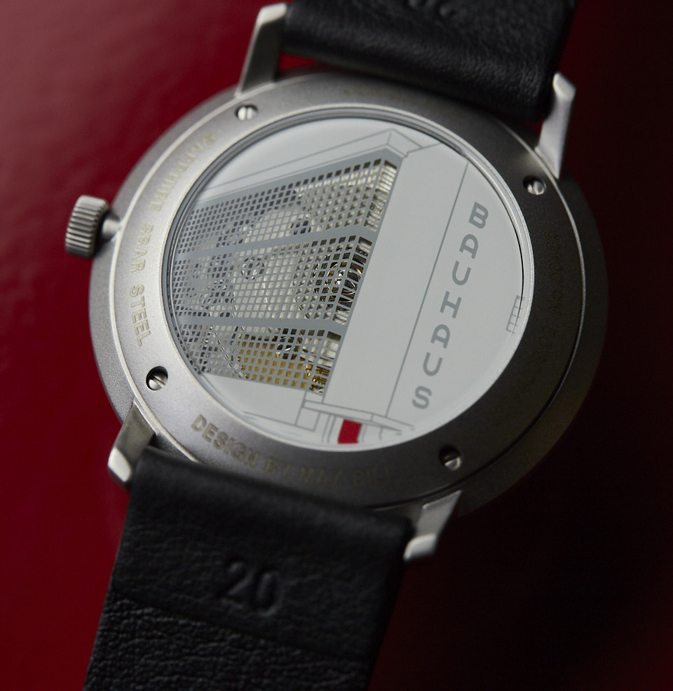 Max Bill Automatic Bauhaus Special Edition Bauhaus Case Back