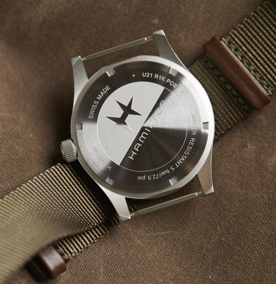 Khaki Field Mechanical 42mm Solid Caseback