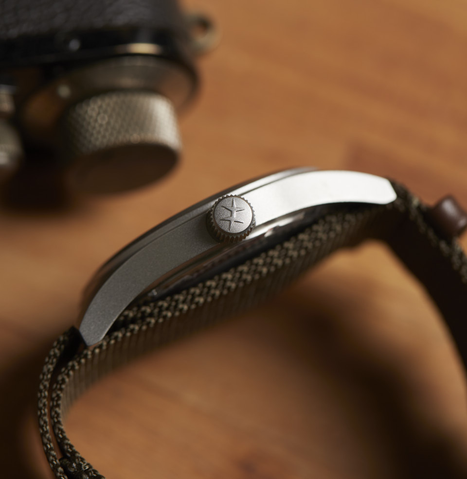 Khaki Field Mechanical 42mm Signed Crown