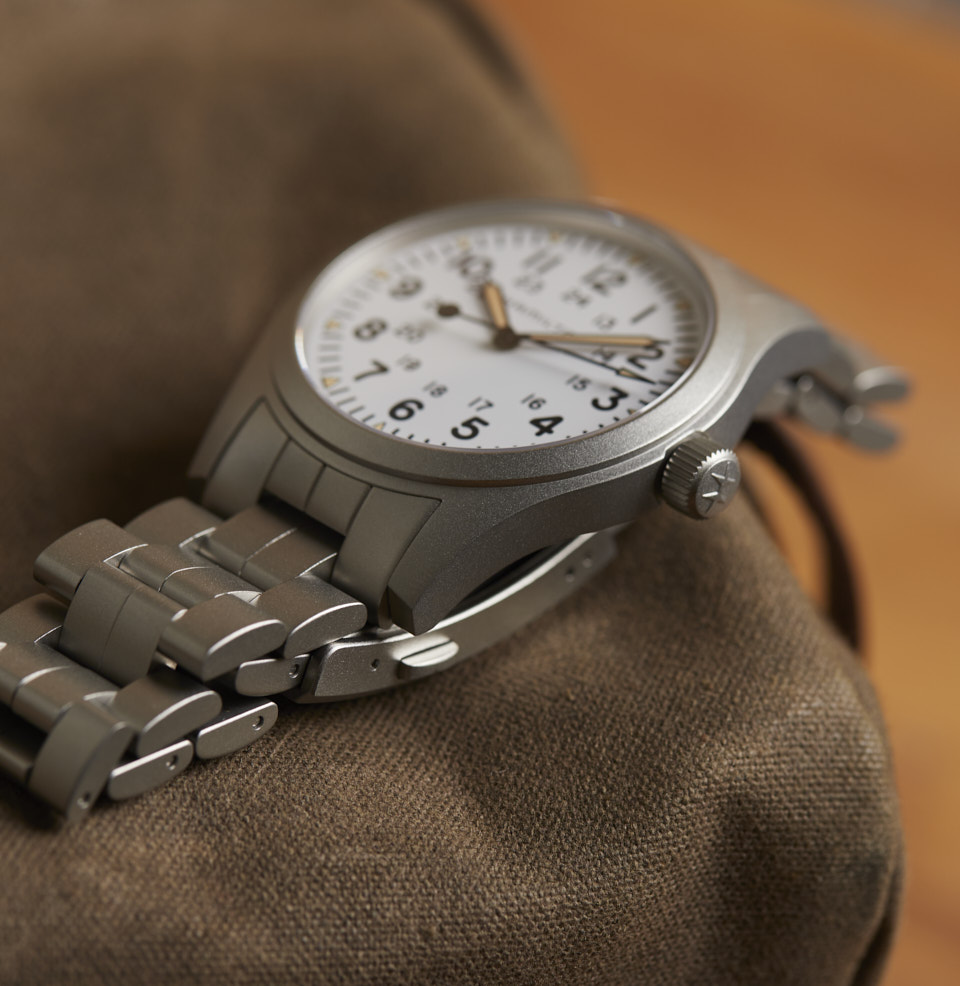 khaki field mechanical bracelet