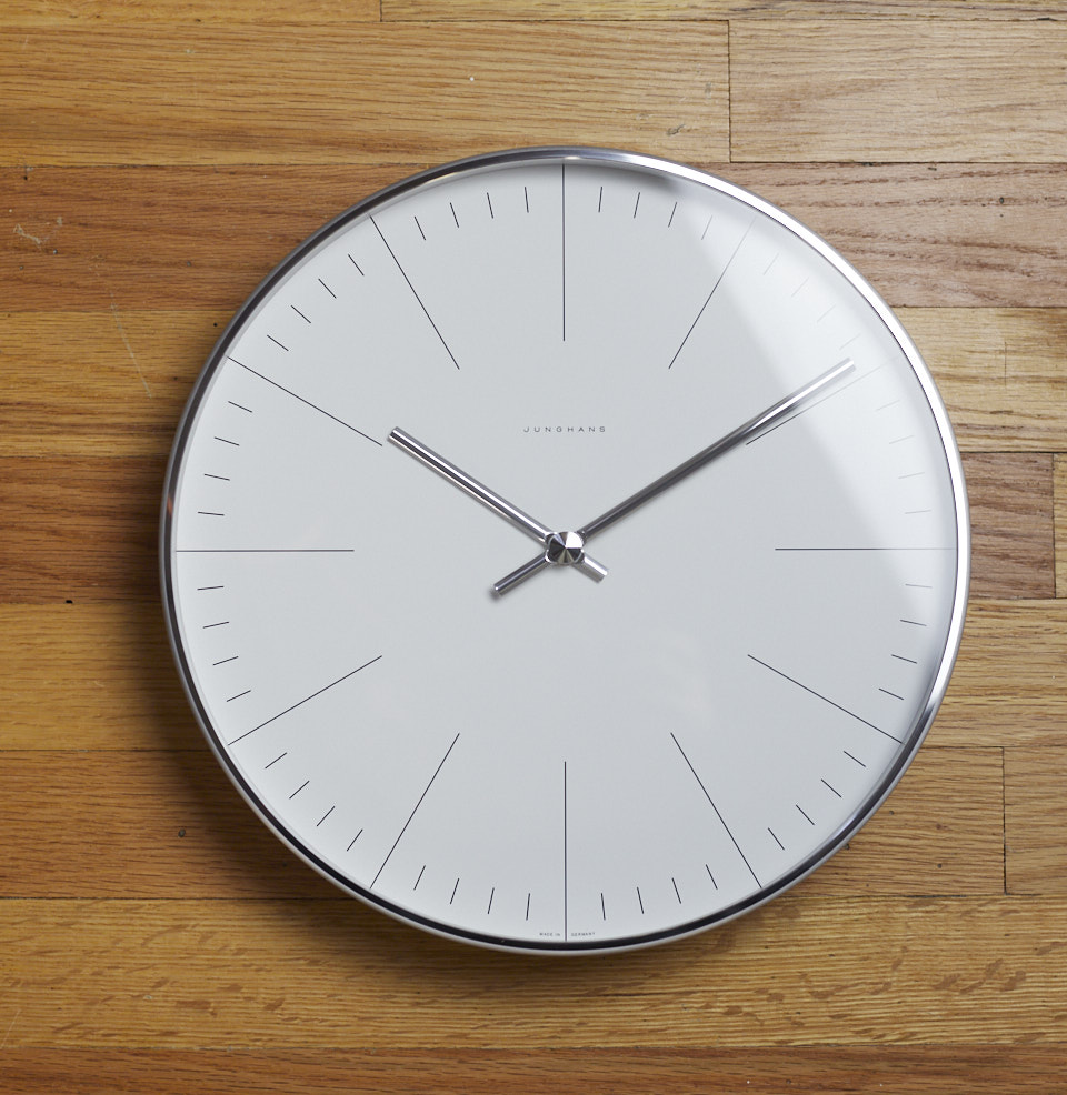 Junghans Max Bill 12 Inch Wall Clock – Windup Watch Shop