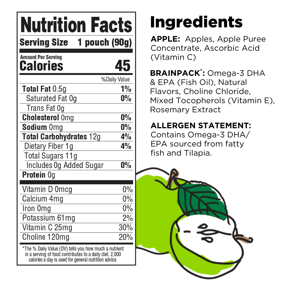 Apple Applesauce Brainiac®