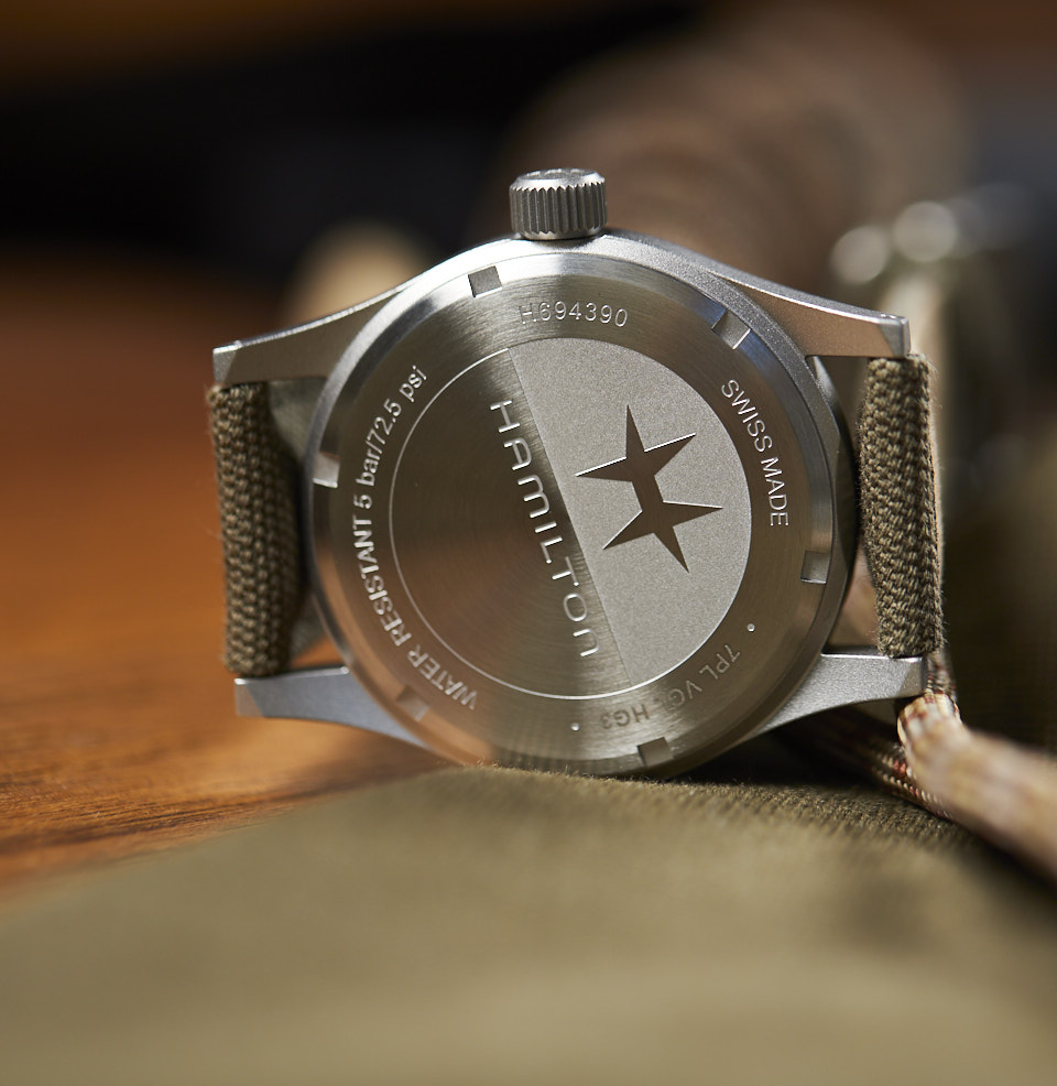 Khaki Field Mechanical Date 80-hour movement