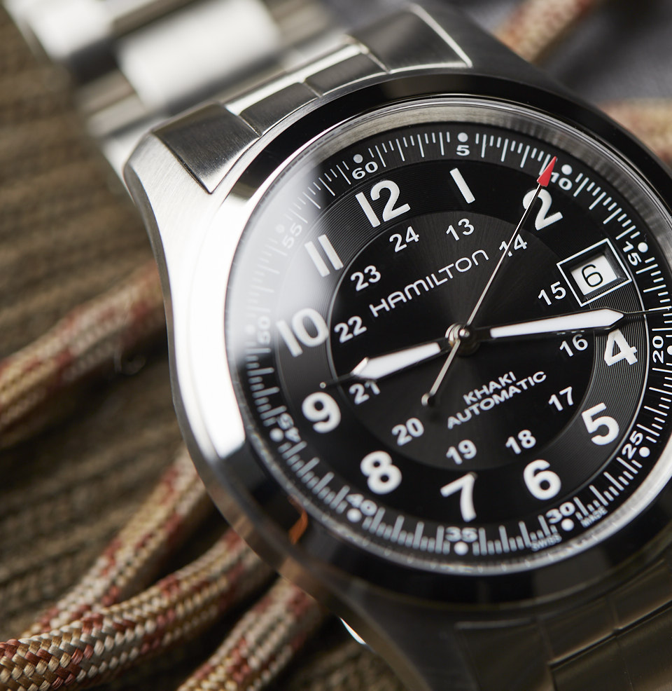 Khaki Field Auto Metallic Black Dial