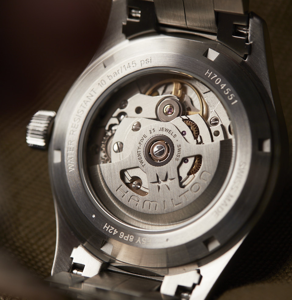 Khaki Field Auto Hamilton H-10 Automatic Movement