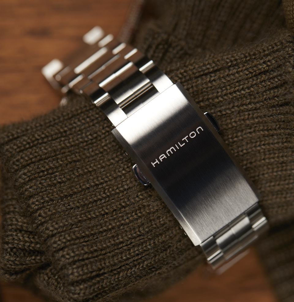 Khaki Field Auto Steel bracelet