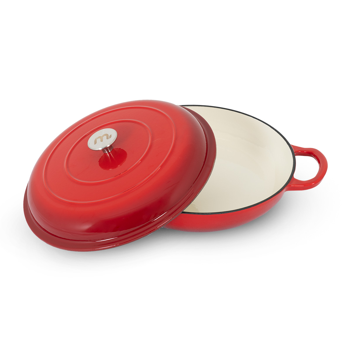 Megamaster Enamel Series Braai Pan with Lid - Image 1