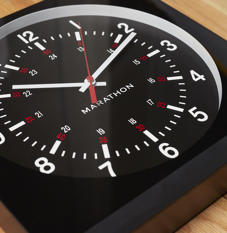 Studio Edition 12 Inch Wall Clock Gloss Exterior