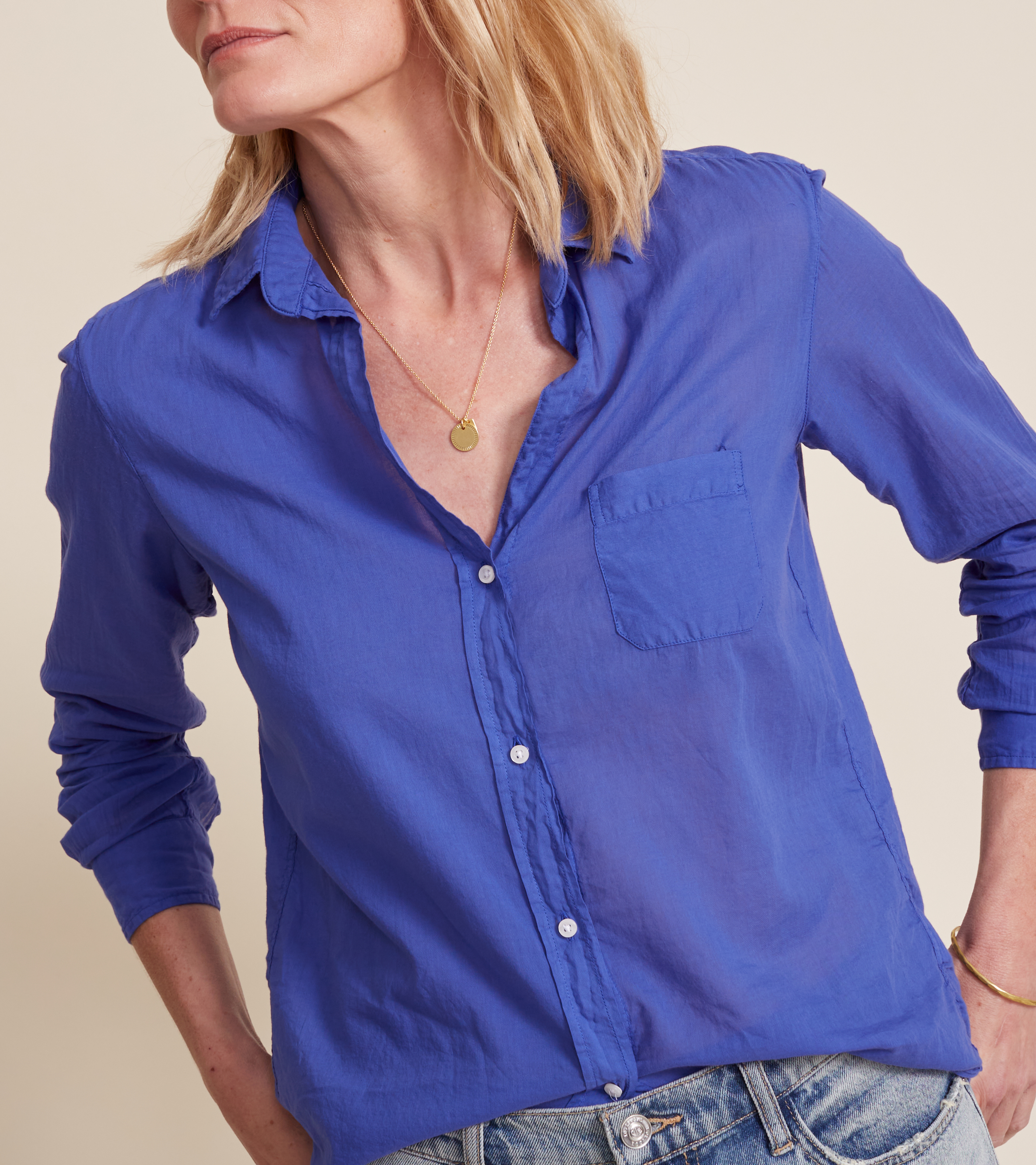 The Hero Button Up Shirt | Royal 