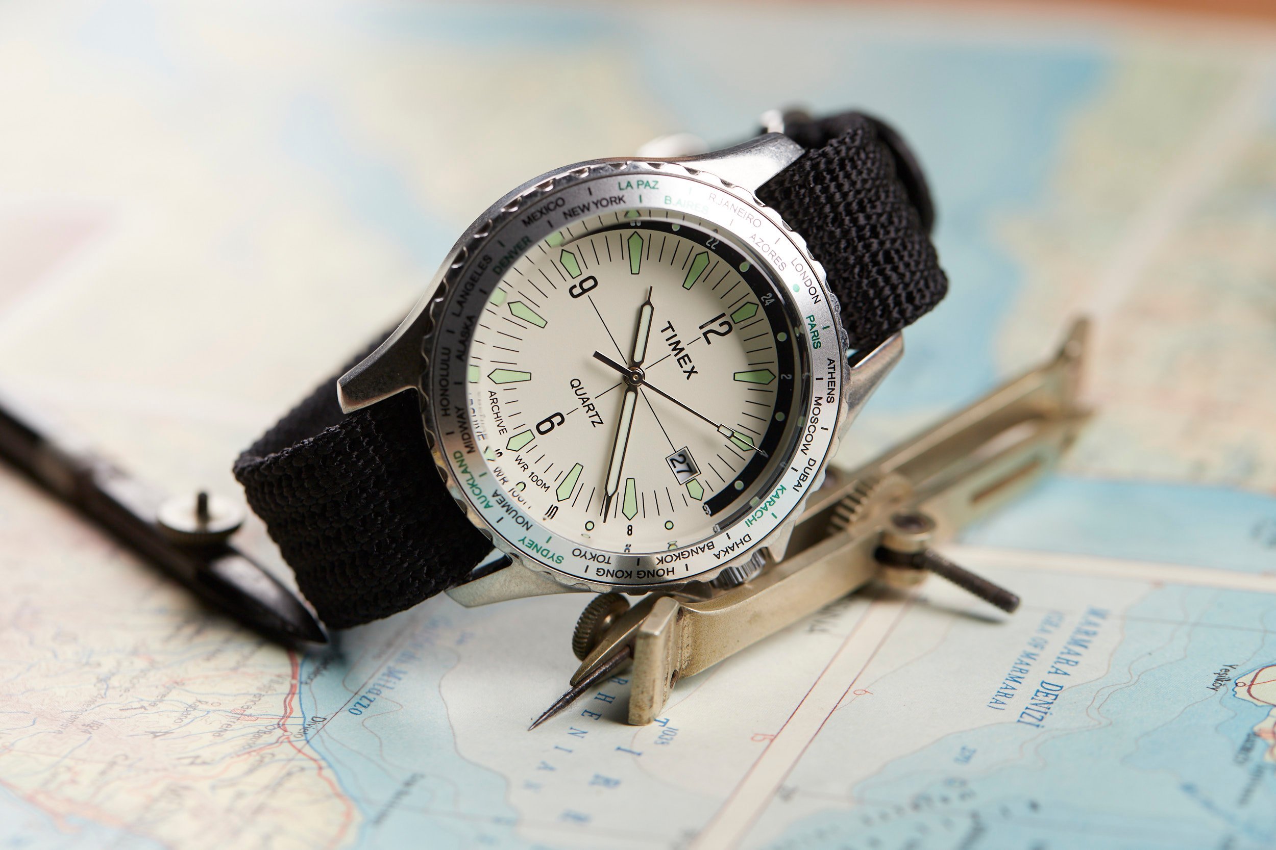 Timex Archive Navi World Time Watch Deals, SAVE 58%.