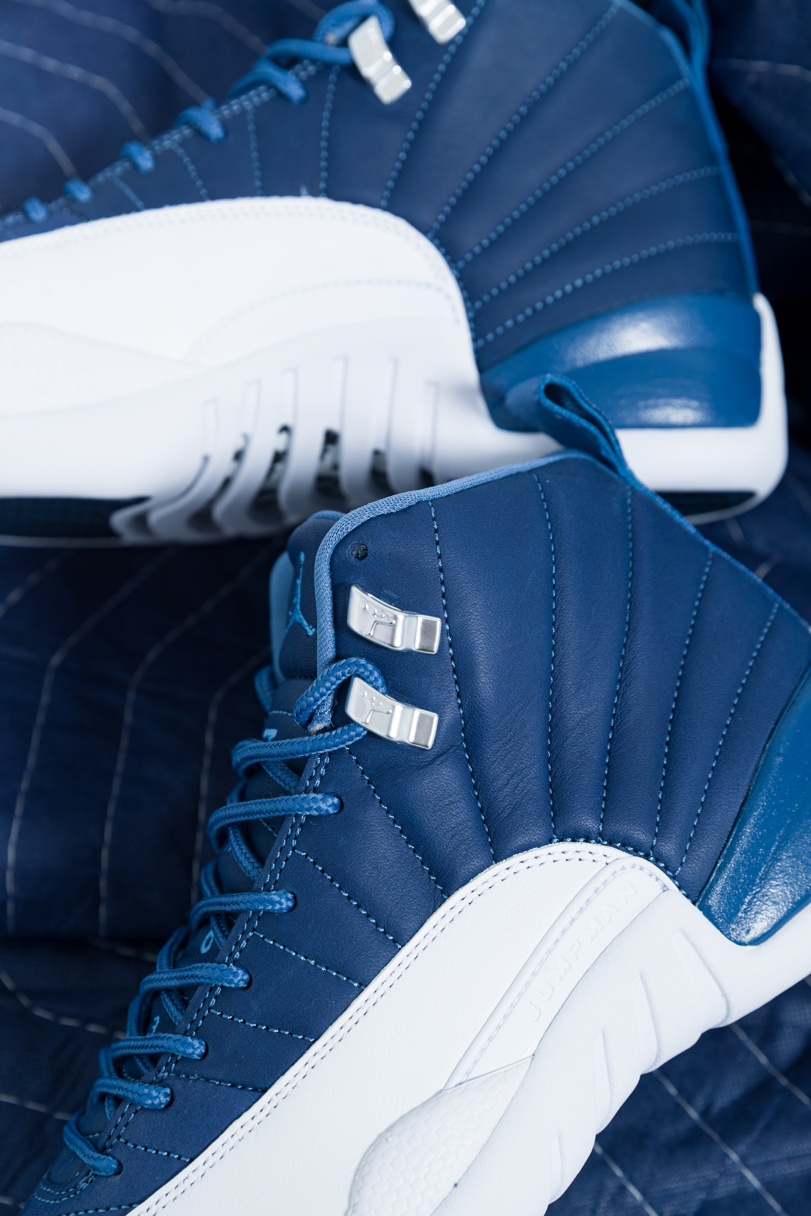 Nike Air Jordan 12 Retro Stone Blue Up There Nike Air Jordan 12 Retro Stone Blue Up There