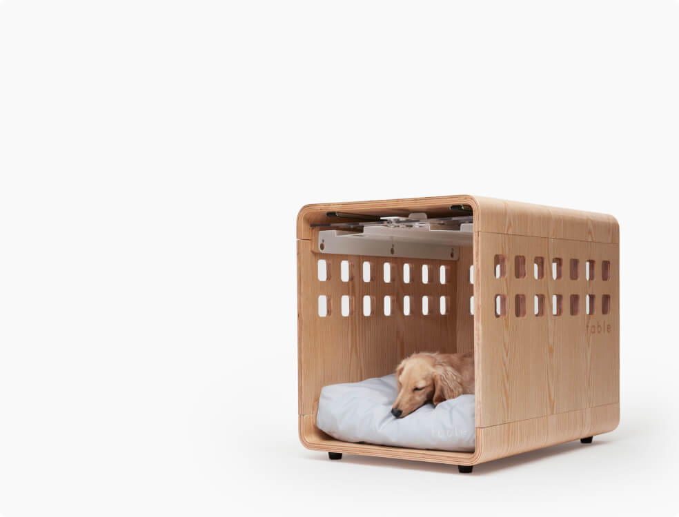 Den-inspired crate design