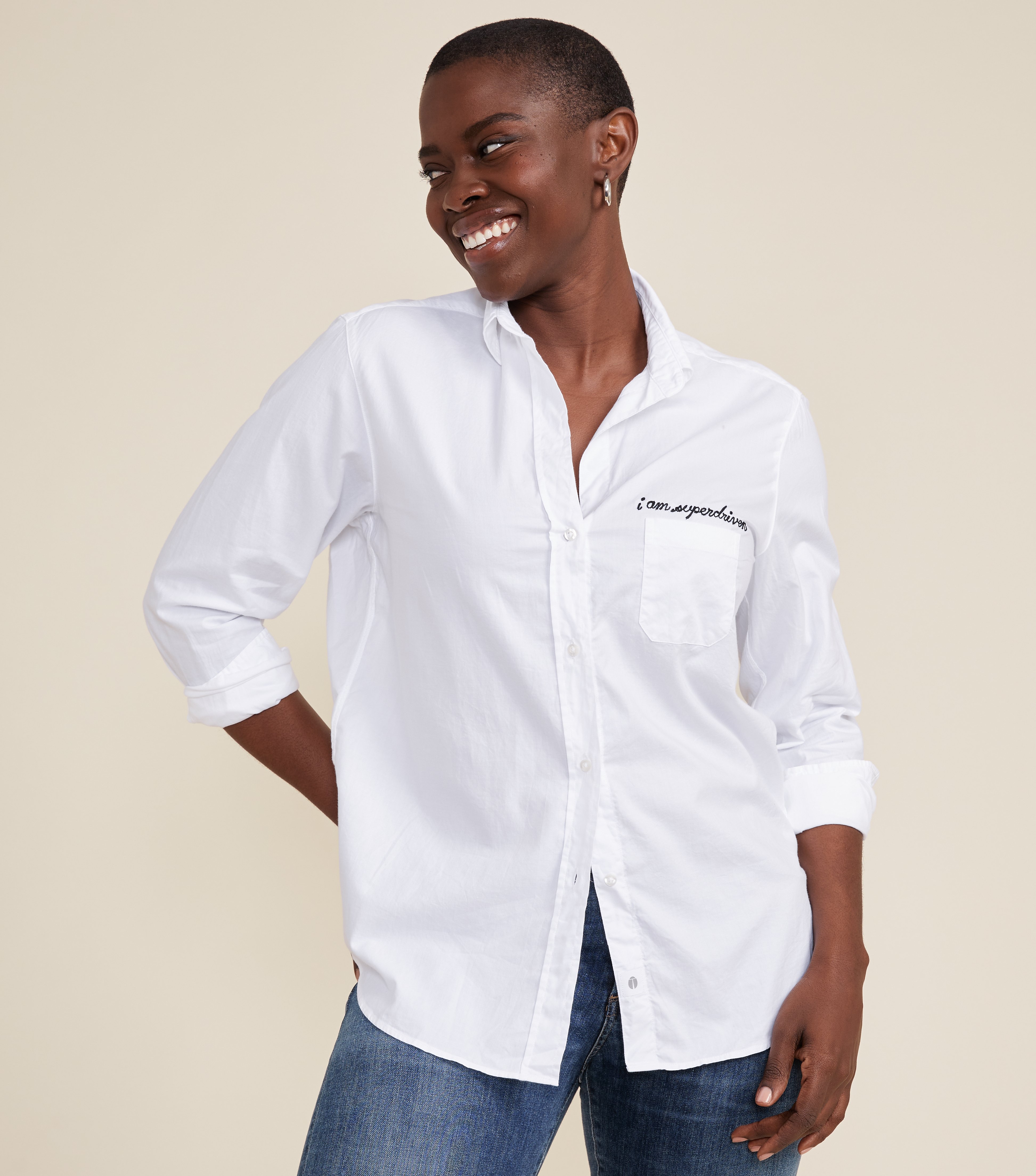 The Hero Button-Up Shirt Driven, Brushed Cotton Final Sale view 1
