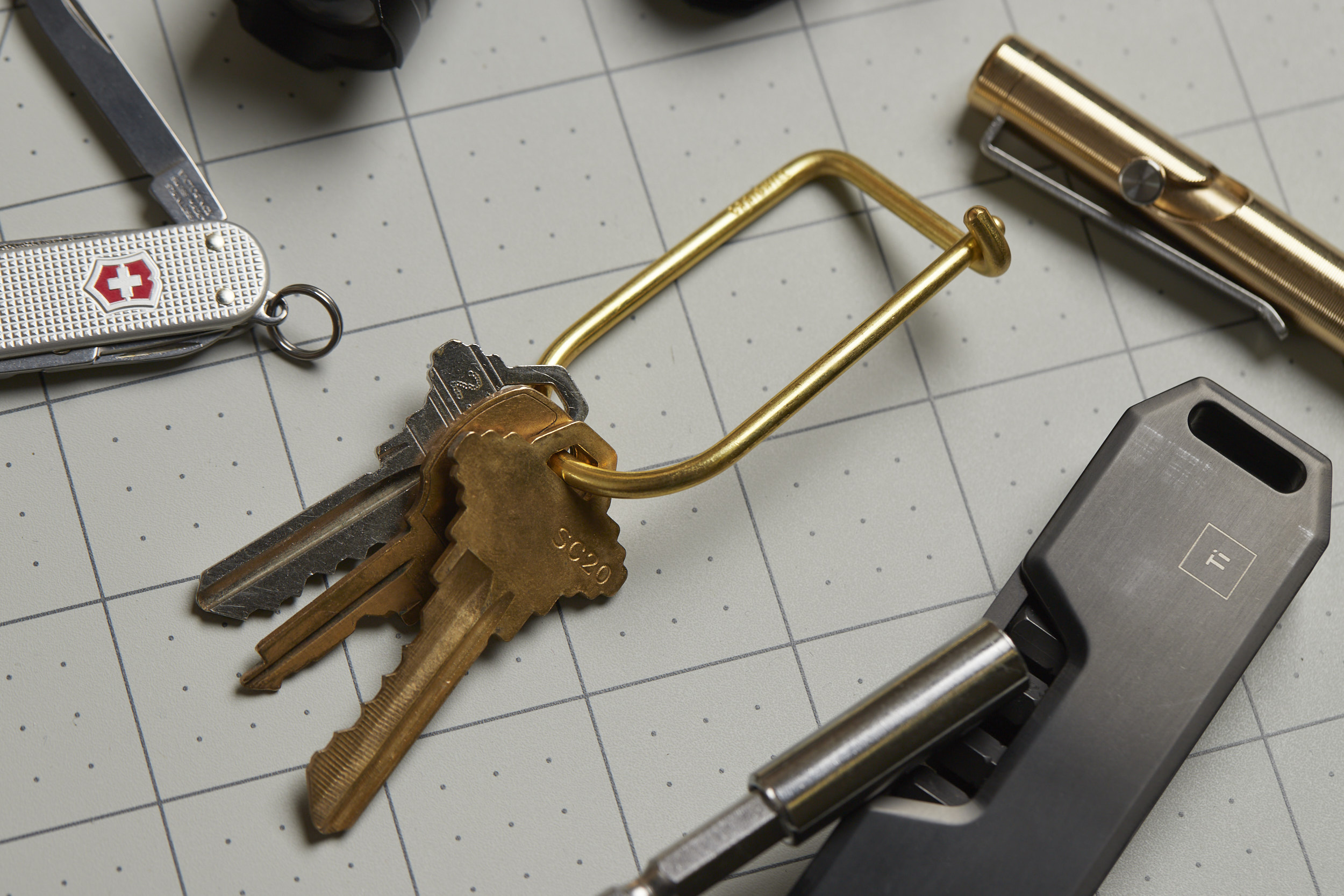 Craighill™ Wilson Brass Keyring