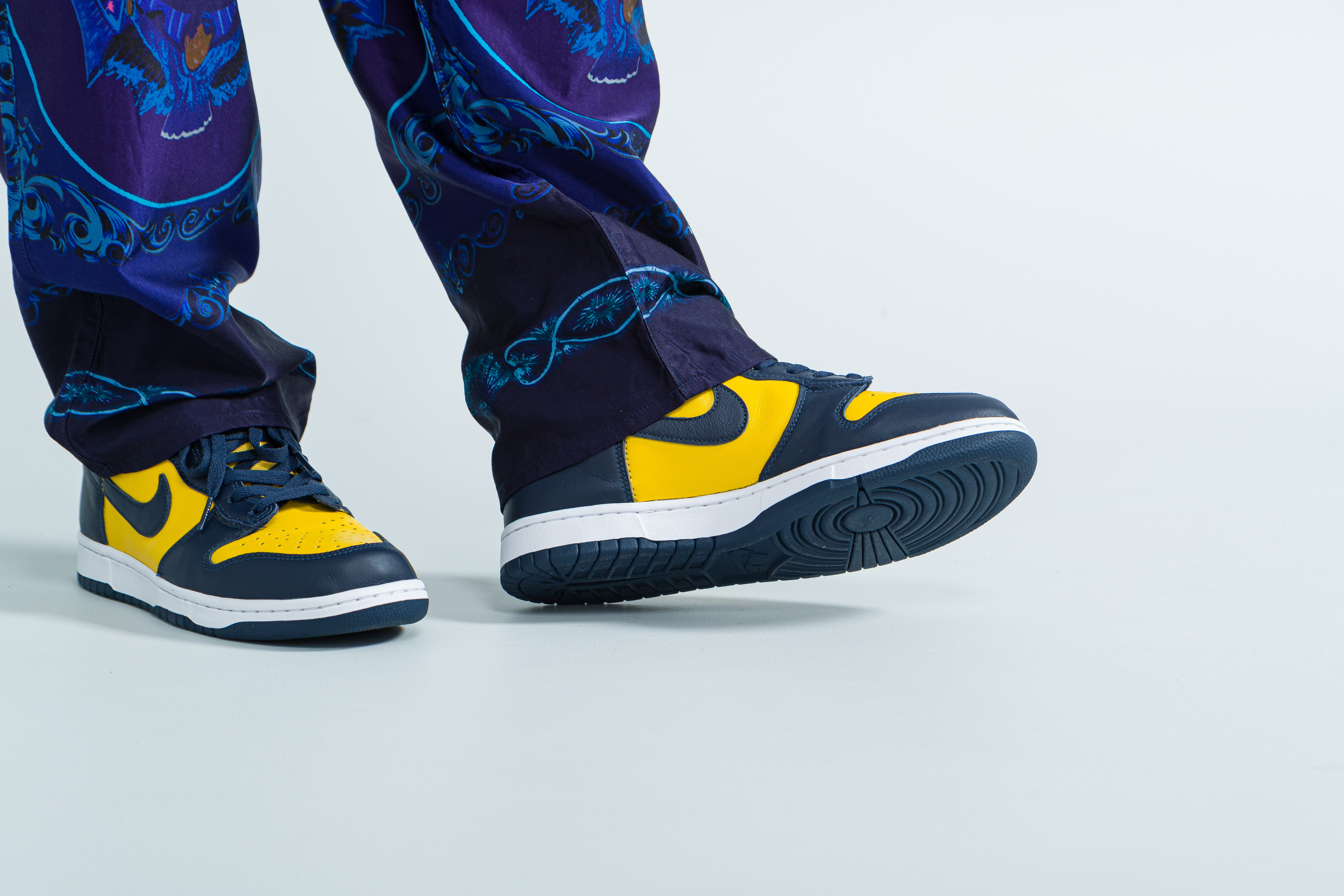 Up There Launches - Nike Dunk High SP - Varsity Maize/Midnight Navy 'Michigan'
