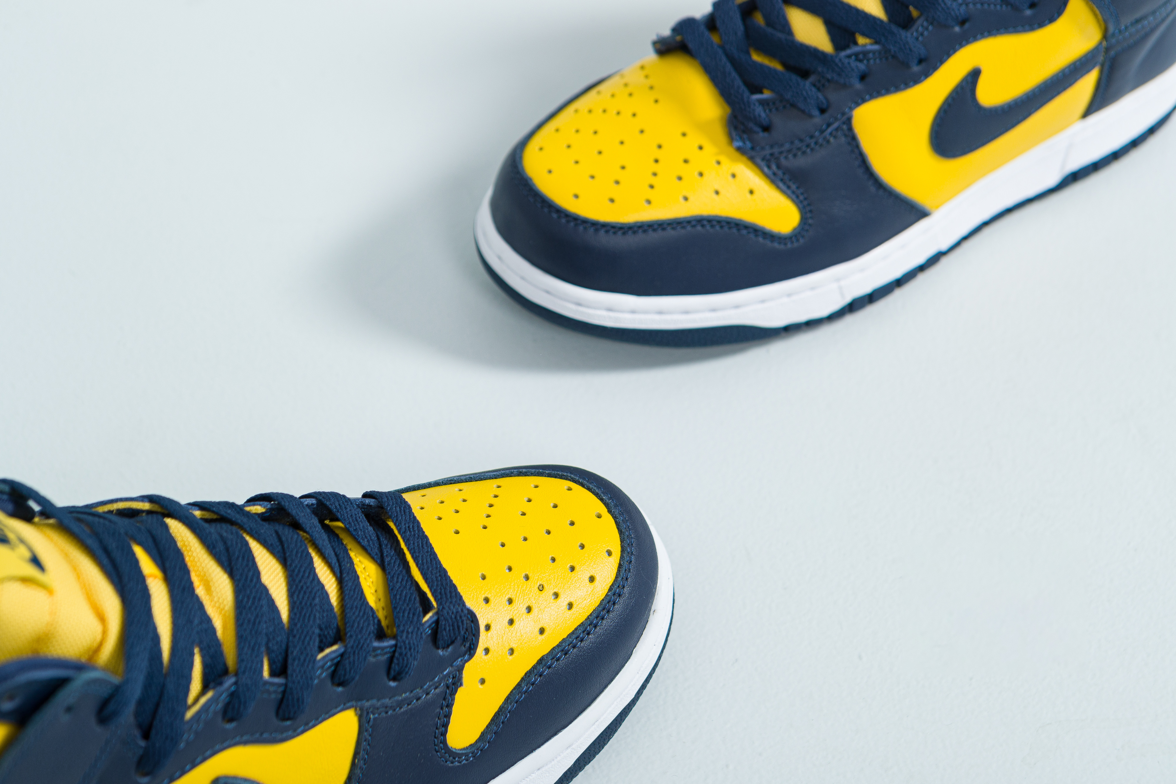Up There Launches - Nike Dunk High SP - Varsity Maize/Midnight Navy 'Michigan'