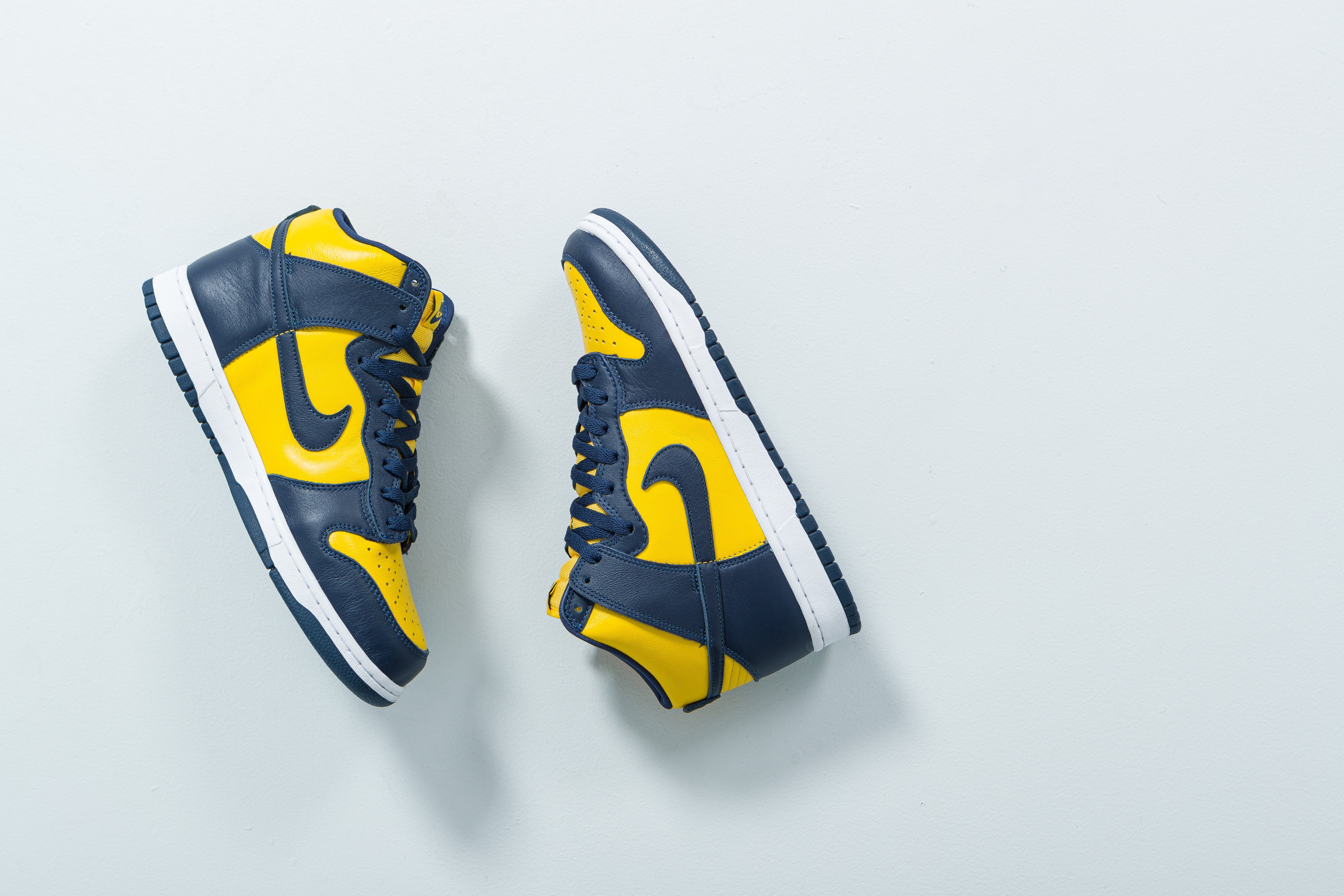 Launches Nike Dunk High Michigan Up There