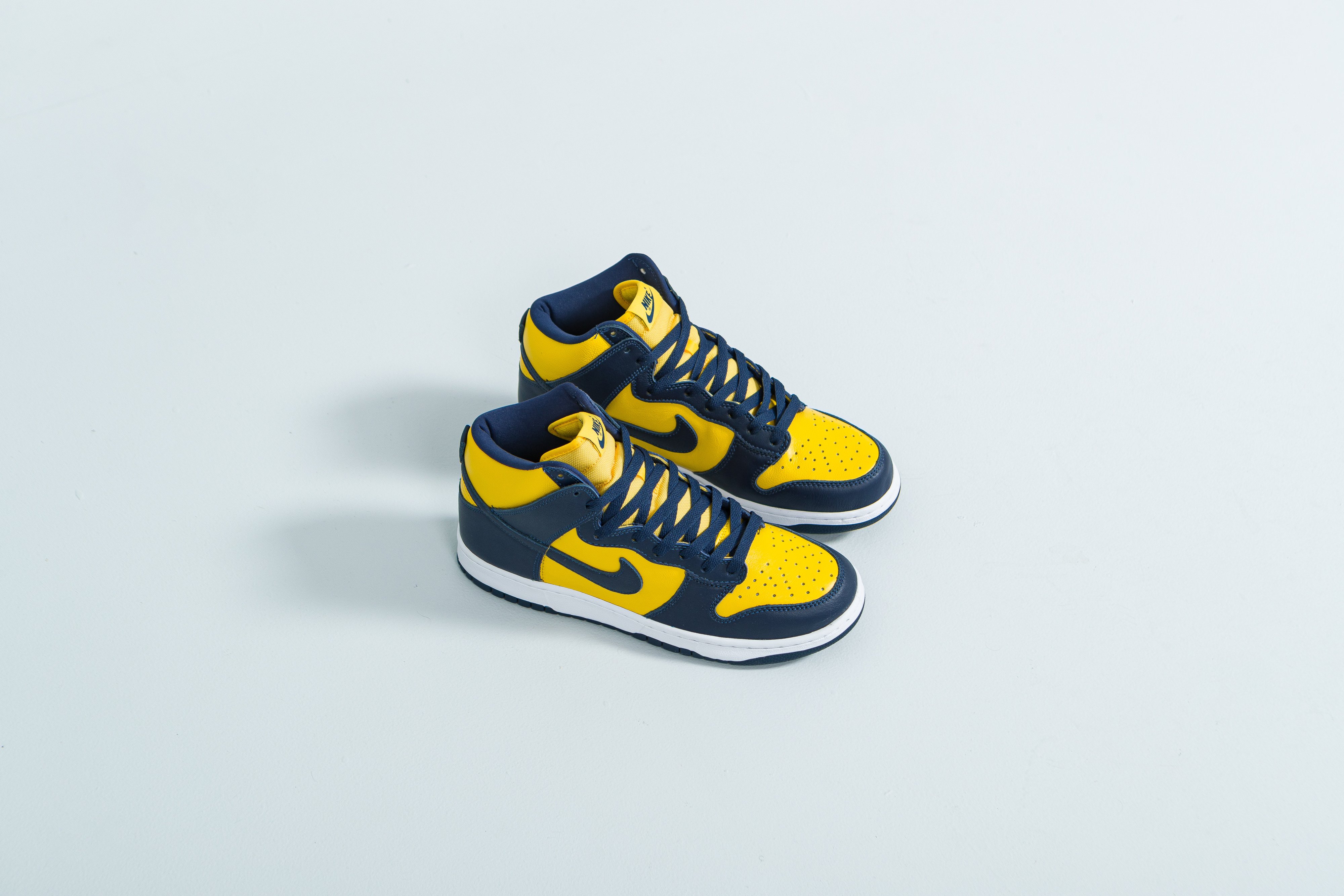 Launches Nike Dunk High Michigan Up There