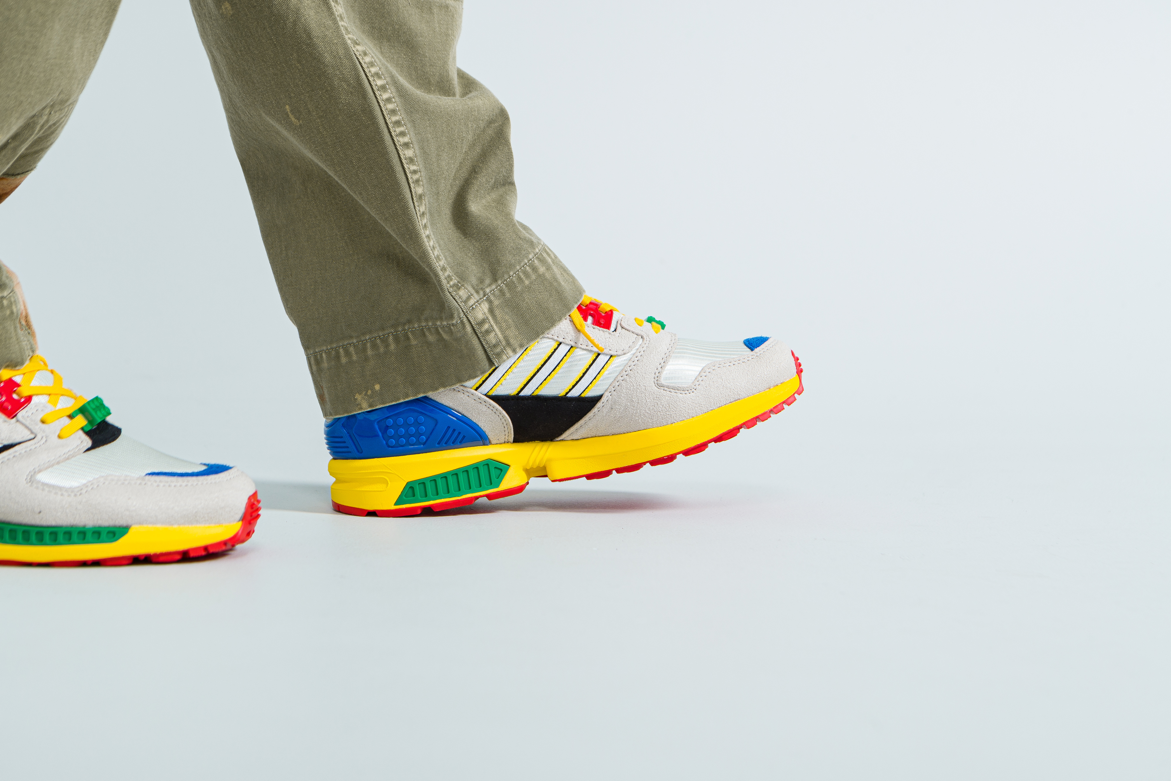 L is for Lego: adidas Originals celebrate everyone’s favourite interlocking blocks with their latest instalment of the A-ZX with the Lego ZX 8000.
