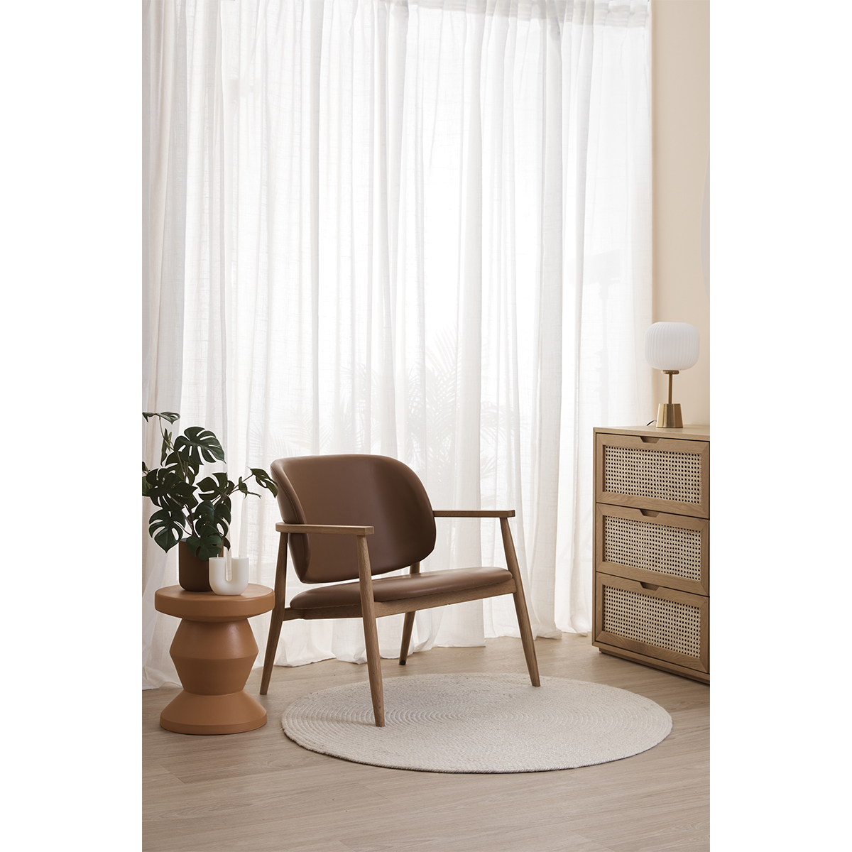 Tan / Oak