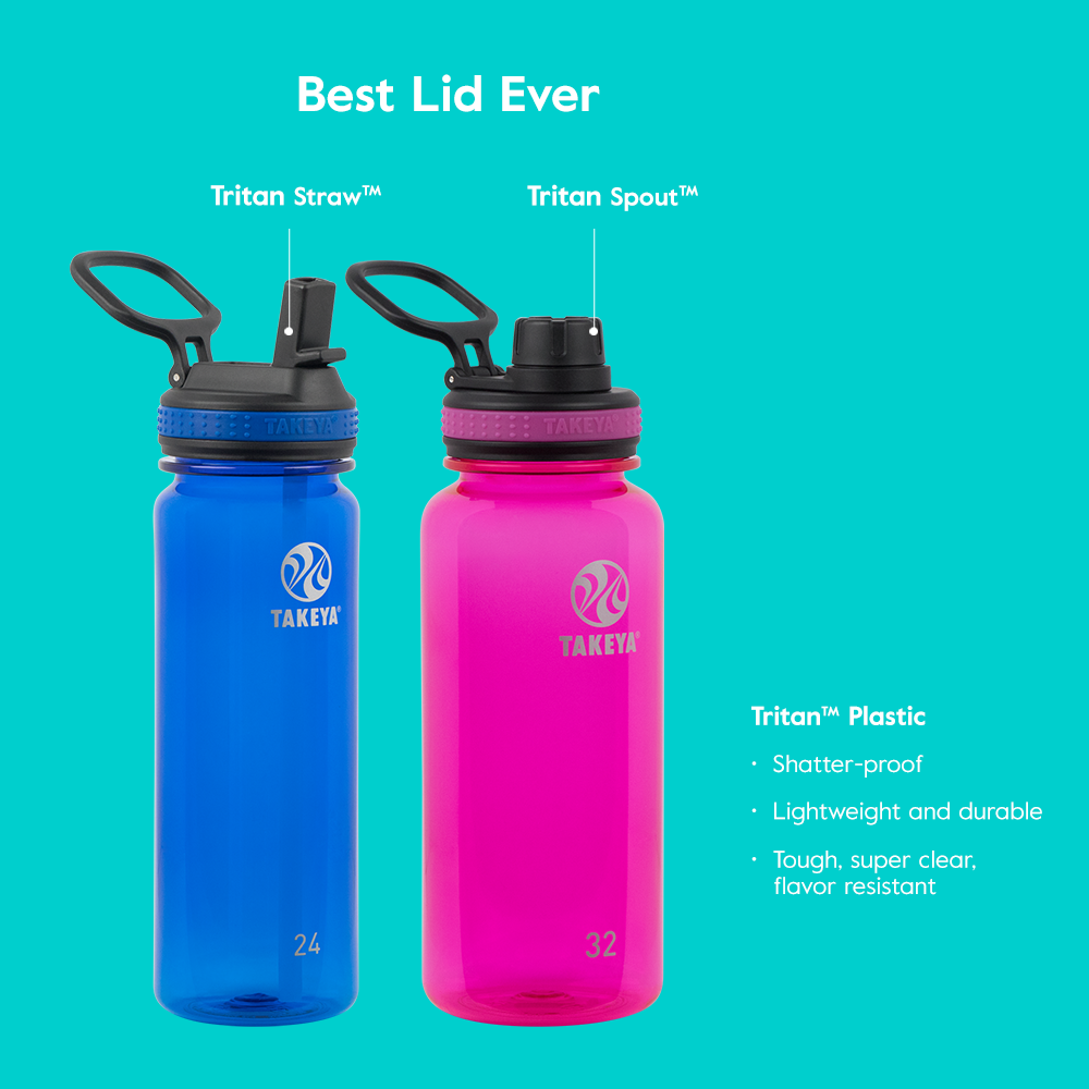 32 oz Details about   Takeya Eastman Tritan Sports Water Bottle with Spout Lid Ocean Blue NEW 
