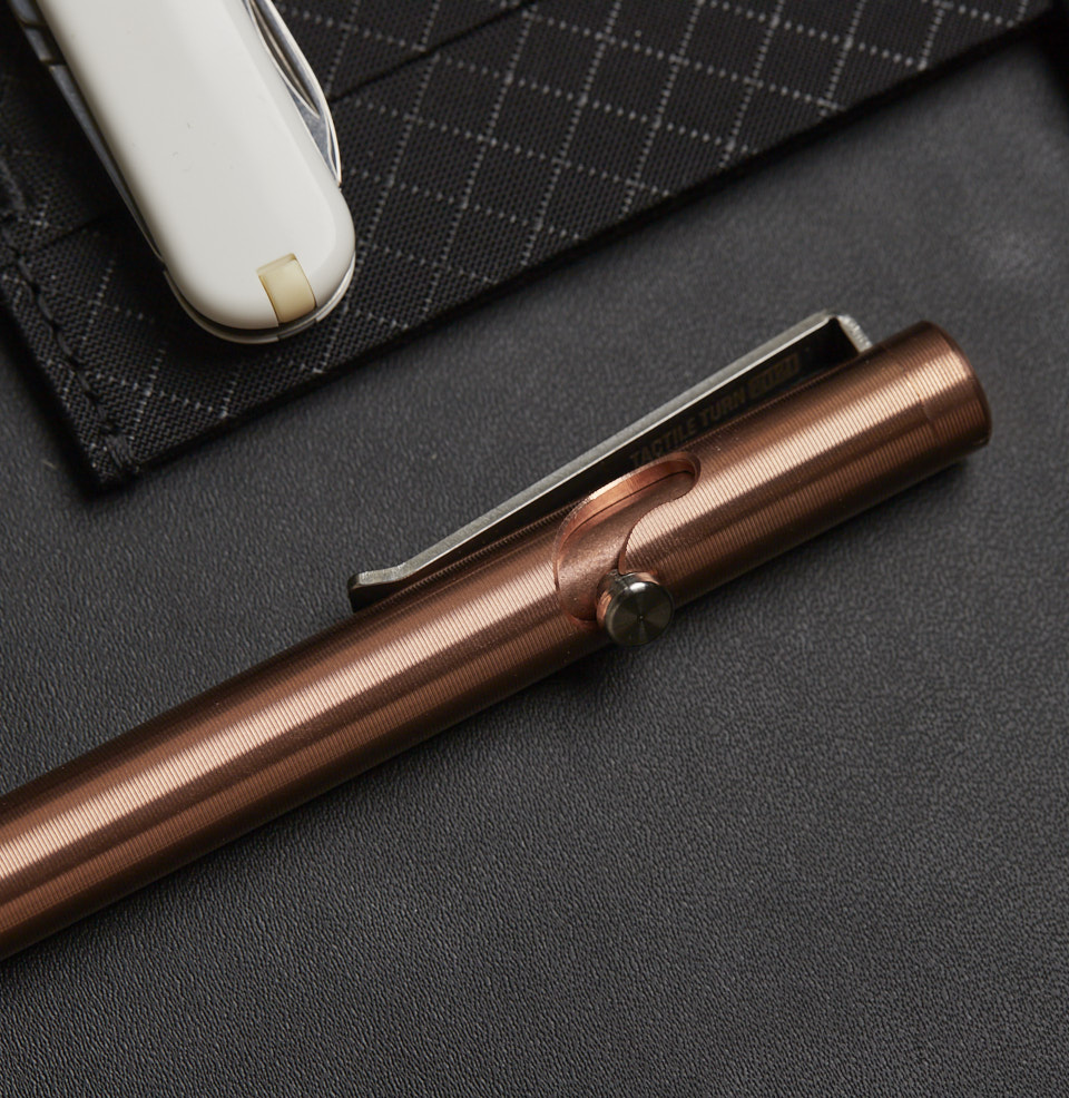 Bolt Action Pen DEEP CARRY POCKET CLIP