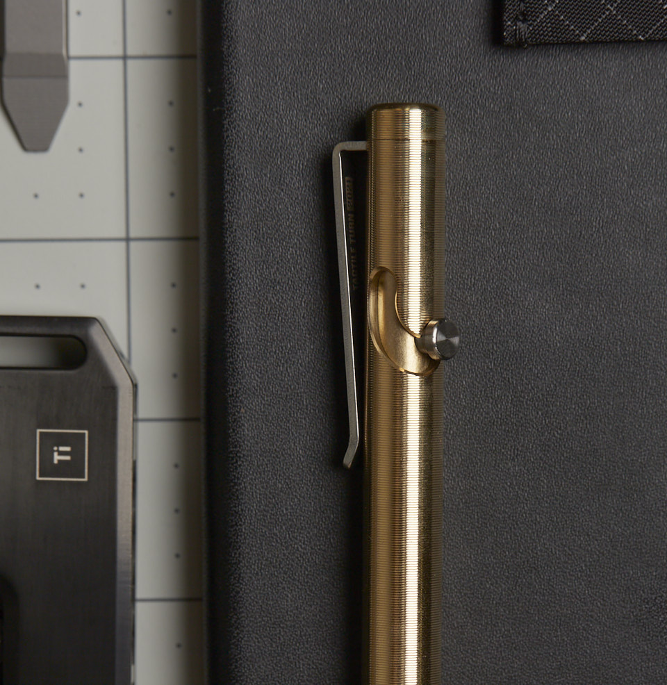 Bolt Action Pen DEEP CARRY POCKET CLIP