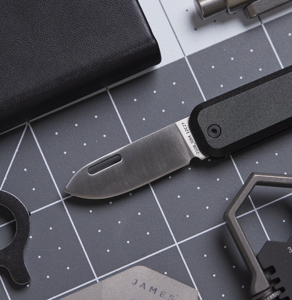 The Elko 1.74” Sandvik 12C27 Steel Blade