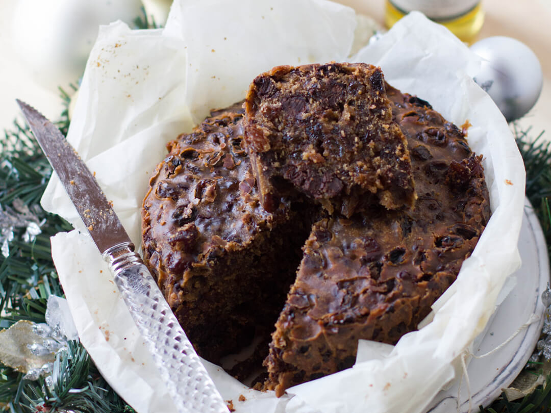 Spiced Chocolate Fruit Cake