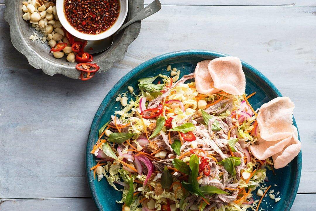 Macadamia & Shredded Pork Salad