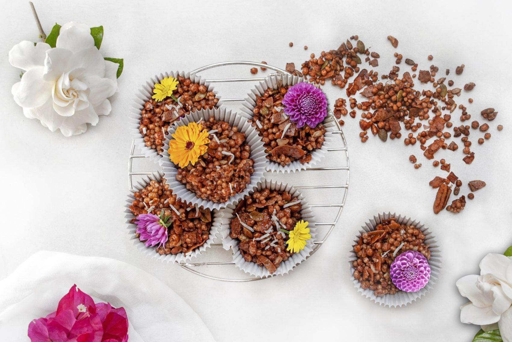 Cacao & Coconut Granola Bites