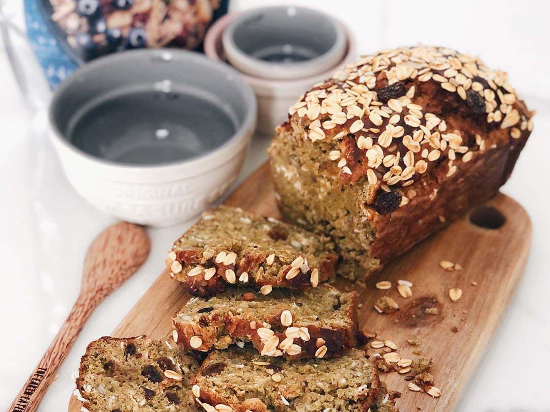 Banana & Muesli Protein Bread