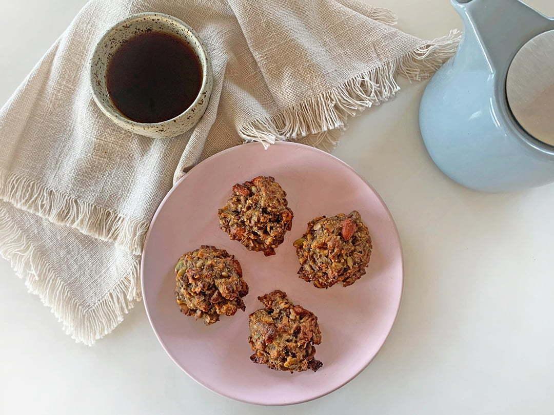 Banana & Espresso Breakfast Cookies