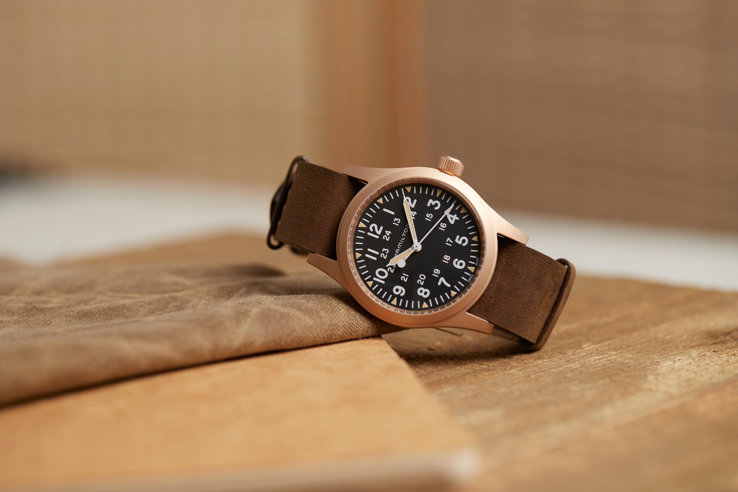 Khaki Field Mechanical 38mm Bronze