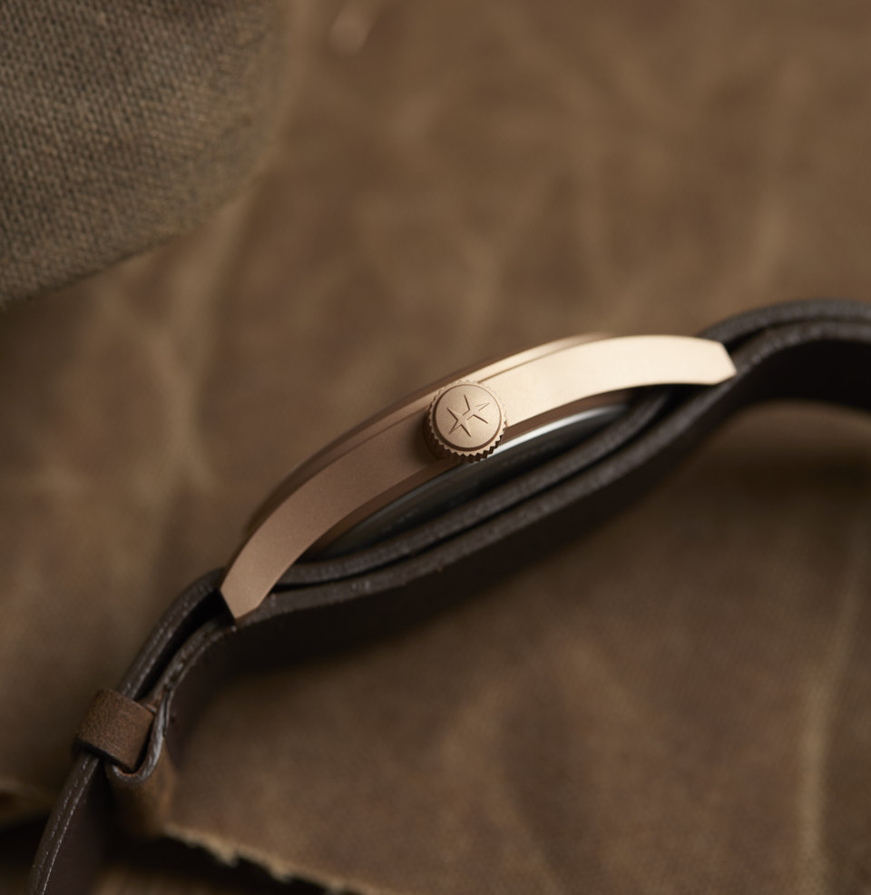 Khaki Field Mechanical 38mm Bronze Push/Pull Signed Crown