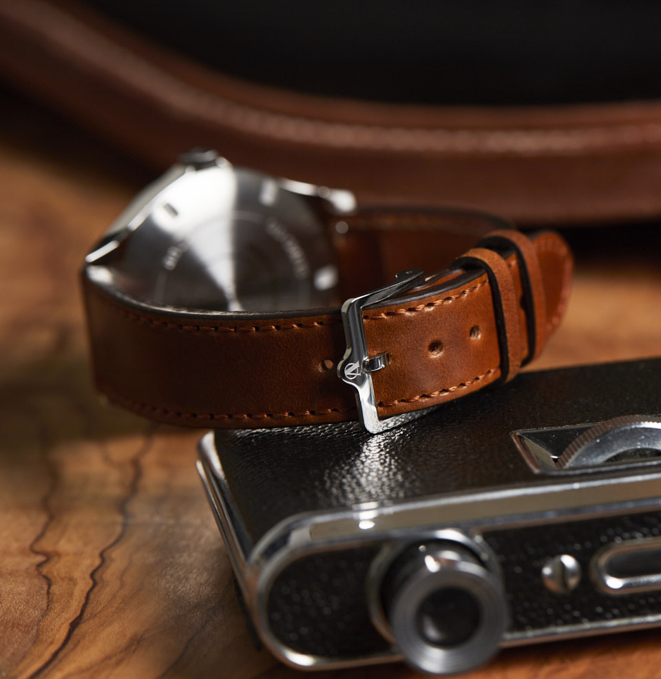Model 1 Precious Metal Series Brown Shell Cordovan Strap