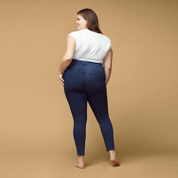 girl in jeans size 18