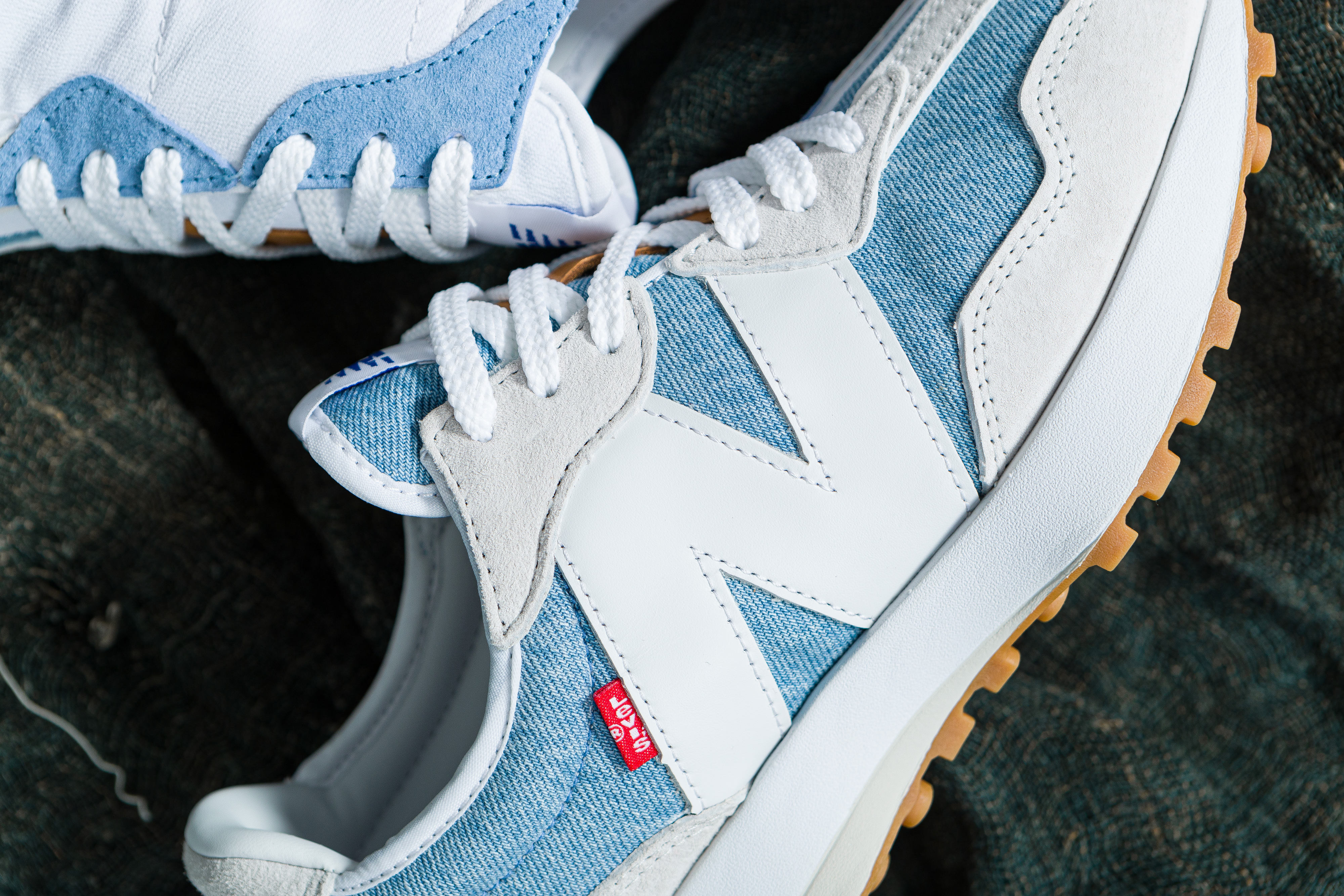 new balance 327 x levis