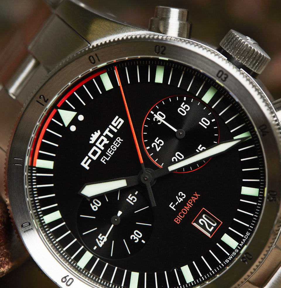 Flieger F-43 Bicompax LARGE LUMINOUS MARKERS