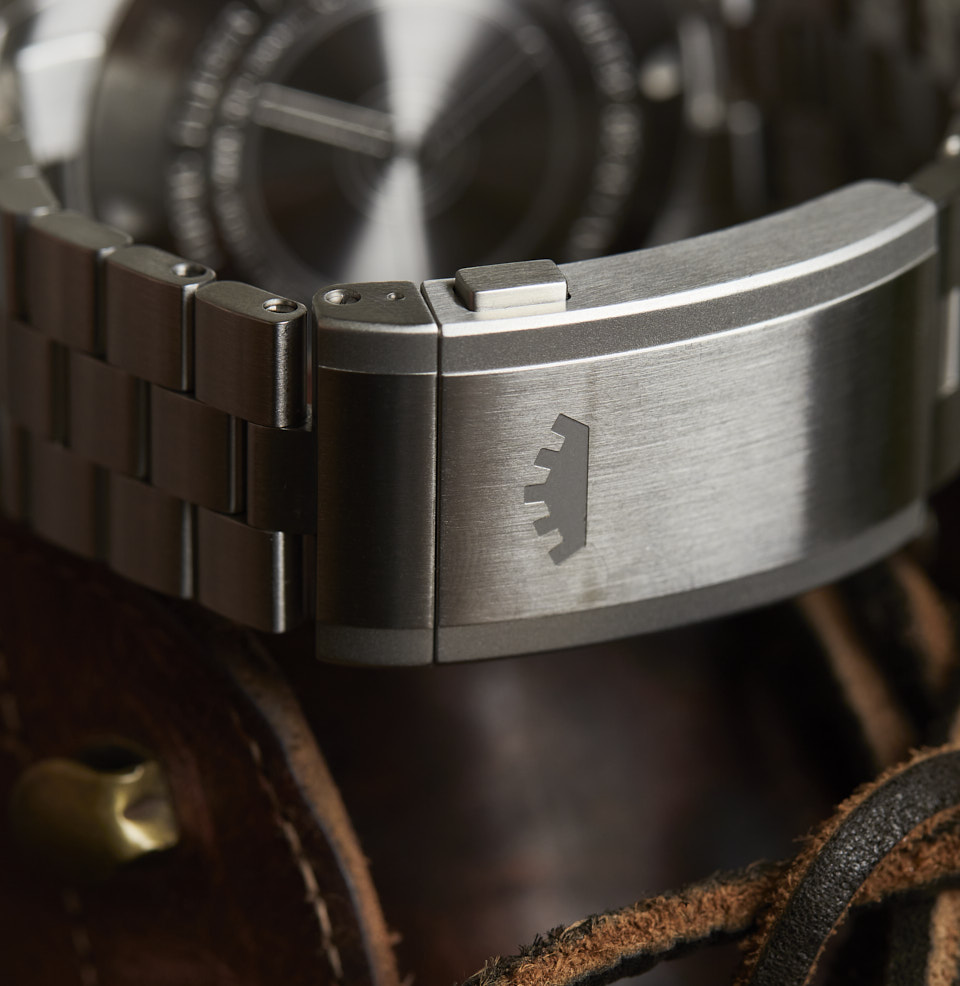 Flieger F-43 Bicompax TWO-TONED ADJUSTABLE CLASP