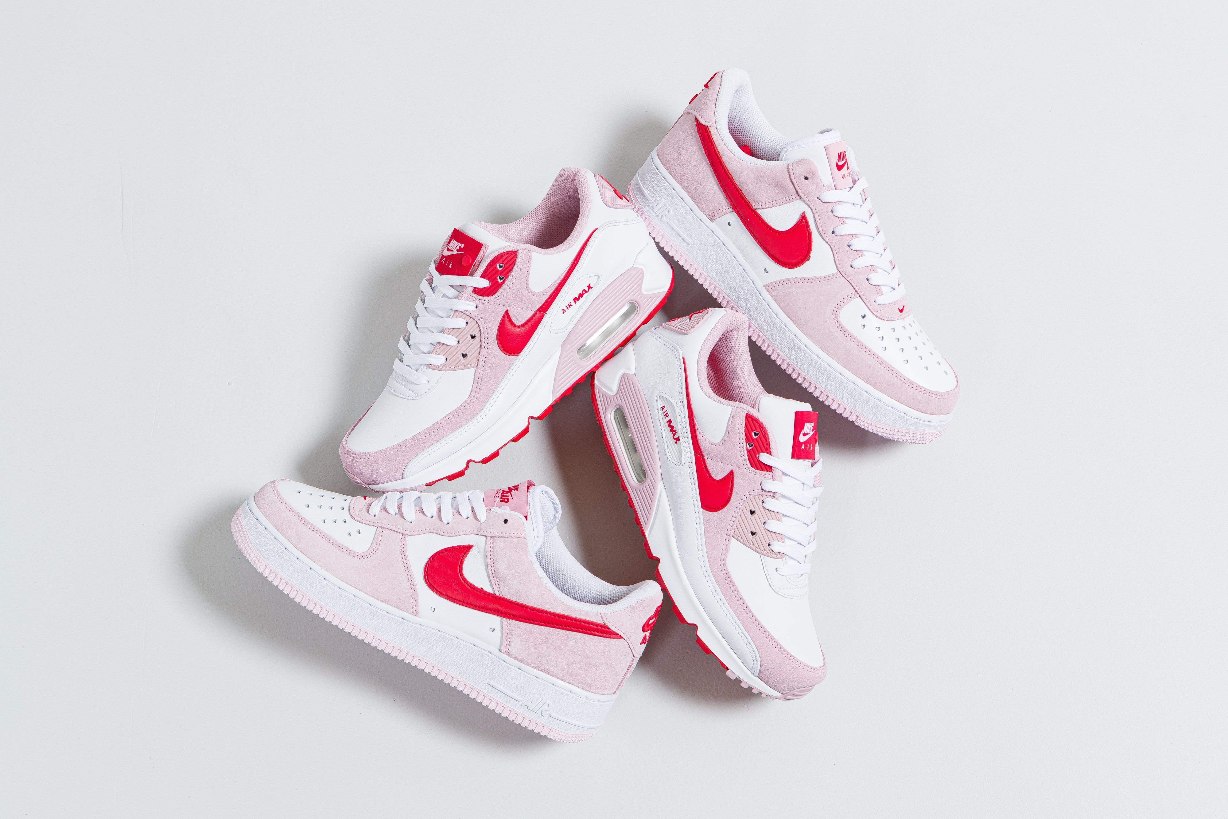Nike Air Force 1 Air Max 90 Valentines Up There Nike Air Force 1 Air Max 90 Valentines Up There