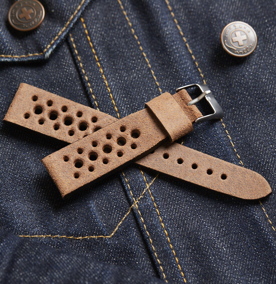 Roadster Strap Tobacco Brown Leather