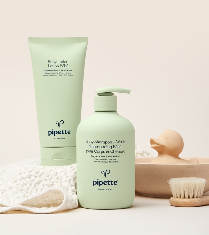pipette baby lotion